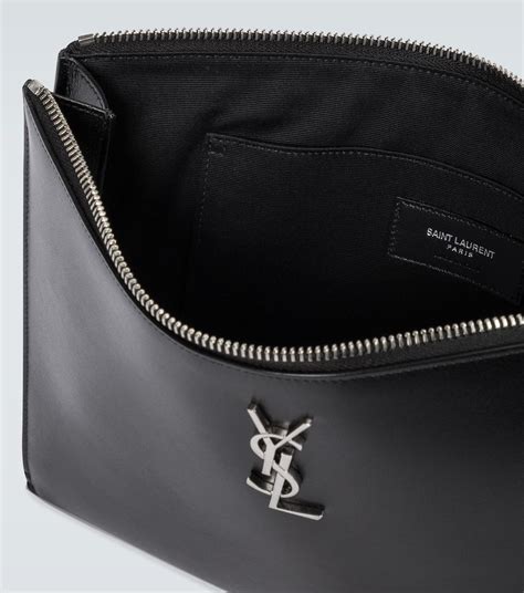 ysl ipad pouch|YSL iPad pouch in black .